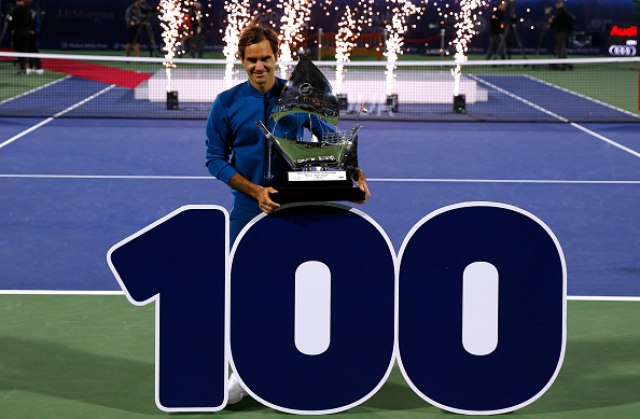 Rodžer Federer od 100 "mana"